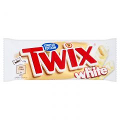Twix White sušenka s karamelem máčená v bílé čokoládě 2 x 23g