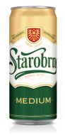 Starobrno Medium pivo ležák světlý 0,5l