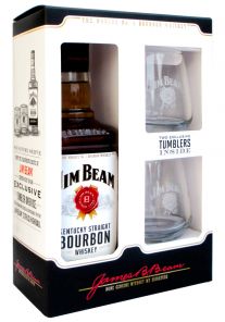 Jim Beam 0.7l + 2x sklo 40%