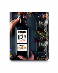 Fernet Stock 38% 0.5l + 2 sklenice