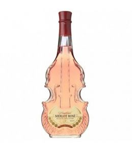 Víno 0.75l Stradivari Merlot Rose suché 13.5% housle