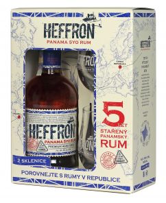 Rum HEFFRON 0.5l 38%!5y+2sklo dar.b