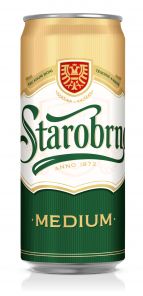 Starobrno Medium pivo ležák světlý 0,5l