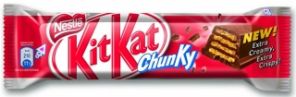KitKat Chunky mléčná čokoládová tyčinka s oplatkou a kakaovou náplní 40g